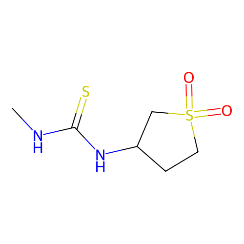 1-(1,1-Dioxidotetrahydrothiophen-3-yl)-3-methylthiourea structure