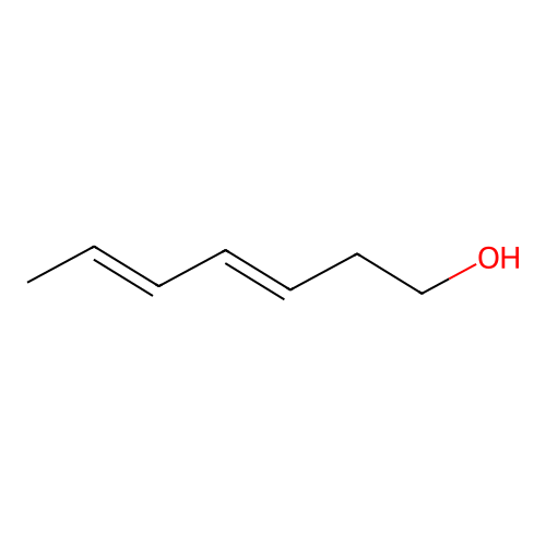 Hepta-3,5-dien-1-ol structure