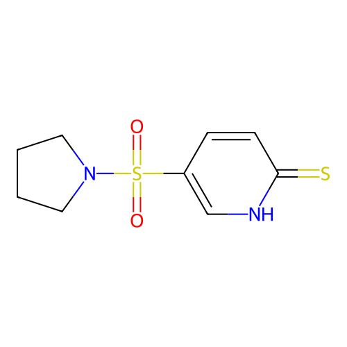 5-(Pyrrolidine-1-sulfonyl)pyridine-2-thiol structure