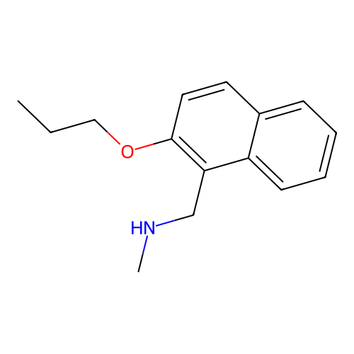 Methyl[(2-propoxynaphthalen-1-yl)methyl]amine structure