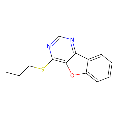 4-(Propylthio)benzofuro[3,2-d]pyrimidine structure