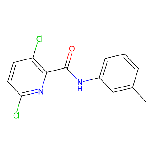 3,6-dichloro-N-(3-methylphenyl)pyridine-2-carboxamide structure