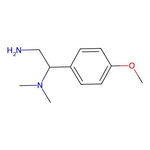 (2-Amino-1-(4-Methoxyphenyl)Ethyl)Dimethylamine structure