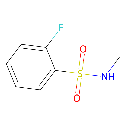 2-fluoro-N-methylbenzene-1-sulfonamide structure