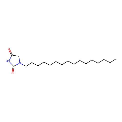 1-Hexadecylimidazolidine-2,4-dione structure