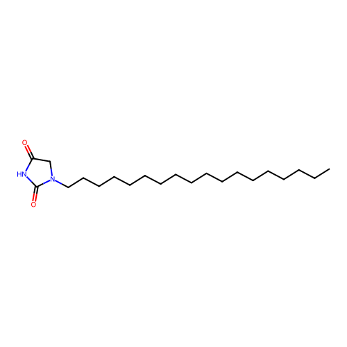1-Octadecylimidazolidine-2,4-dione structure