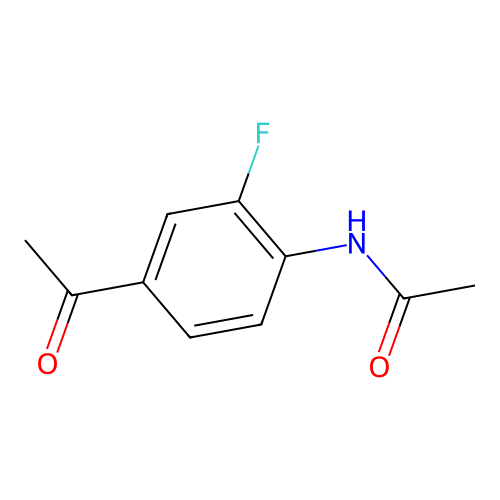 N-(4-Acetyl-2-fluorophenyl)acetamide structure