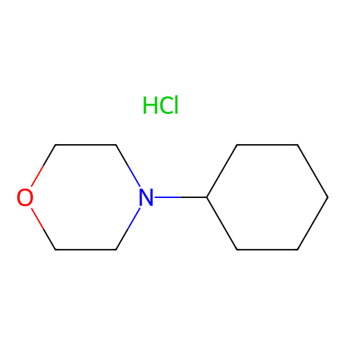 4-Cyclohexylmorpholinium chloride structure