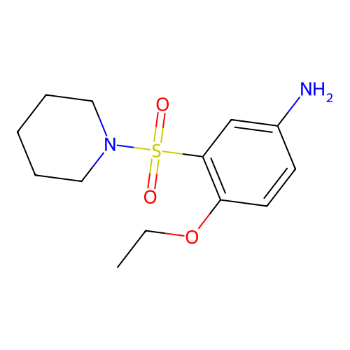 4-Ethoxy-3-(piperidine-1-sulfonyl)aniline structure