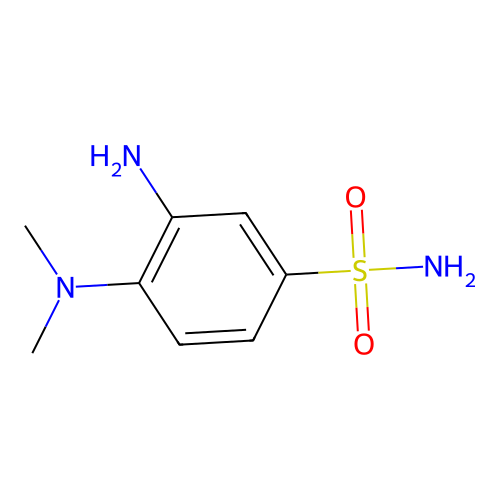 3-Amino-4-(dimethylamino)benzenesulfonamide structure