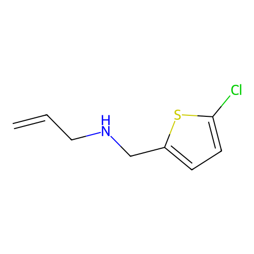 [(5-Chlorothiophen-2-yl)methyl](prop-2-en-1-yl)amine structure