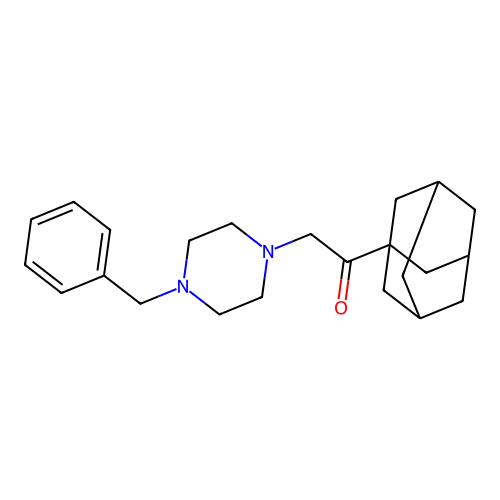 1-(Adamantan-1-yl)-2-(4-benzylpiperazin-1-yl)ethan-1-one structure