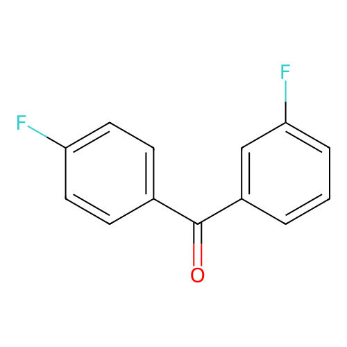 (3-Fluorophenyl)(4-fluorophenyl)methanone structure