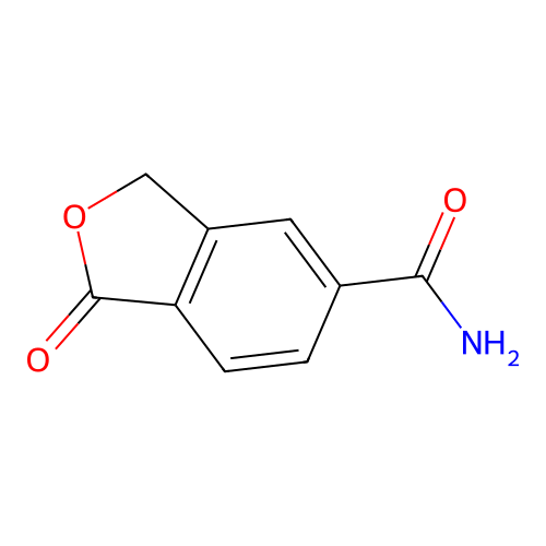 1,3-Dihydro-1-oxoisobenzofuran-5-carboxamide structure