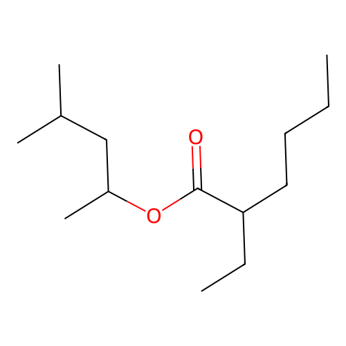 1,3-Dimethylbutyl 2-ethylhexanoate structure