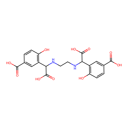 5-Carboxyethylenediamine-N,N'-bis(2-hydroxyphenylacetic acid) structure