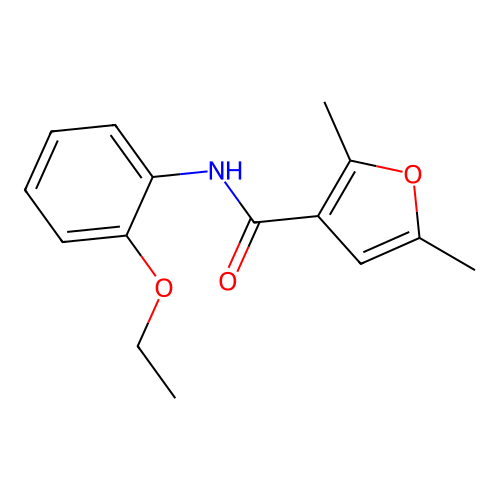 N-(2-ethoxyphenyl)-2,5-dimethylfuran-3-carboxamide structure