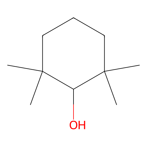 2,2,6,6-Tetramethylcyclohexanol structure