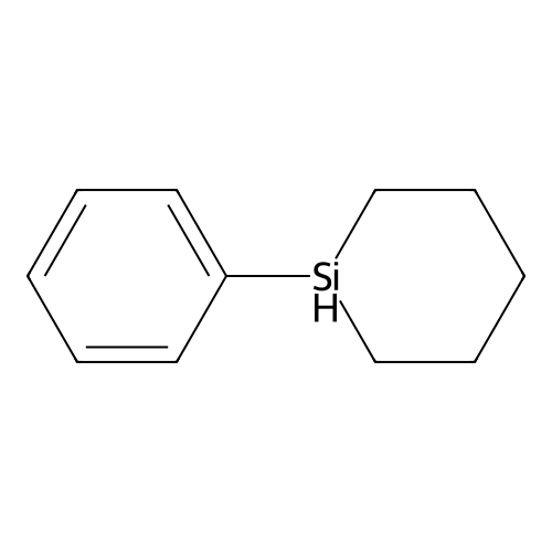 1-Phenylsilacyclohexane structure