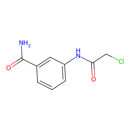 3-((2-Chloroacetyl)amino)benzamide structure