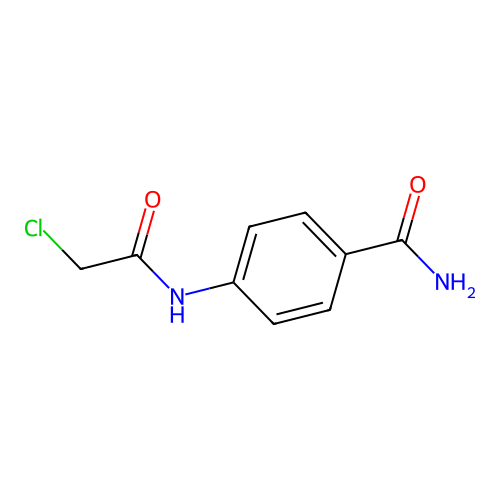 4-(2-Chloroacetamido)benzamide structure