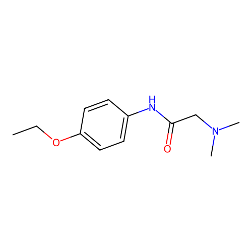 2-(dimethylamino)-N-(4-ethoxyphenyl)acetamide structure