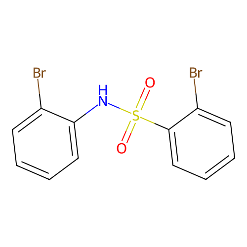 2-bromo-N-(2-bromophenyl)benzenesulfonamide structure