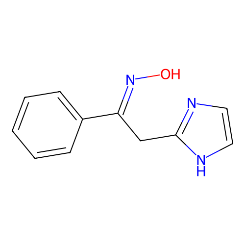 2-(1H-Imidazol-2-yl)-1-phenylethanone oxime structure
