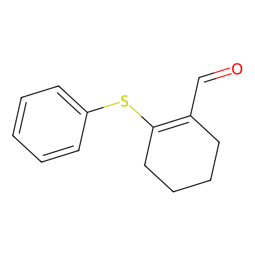2-(Phenylsulfanyl)cyclohex-1-ene-1-carbaldehyde structure