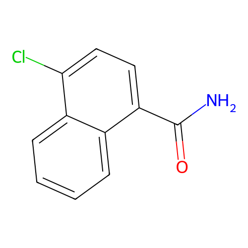 4-Chloronaphthalene-1-carboxamide structure