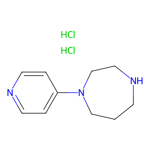 1-(Pyridin-4-yl)-1,4-diazepane dihydrochloride structure