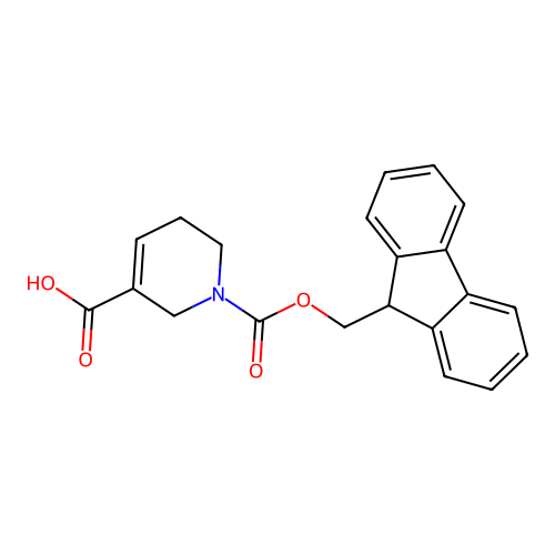 Fmoc-1,2,5,6-tetrahydropyridine-3-carboxylic acid structure