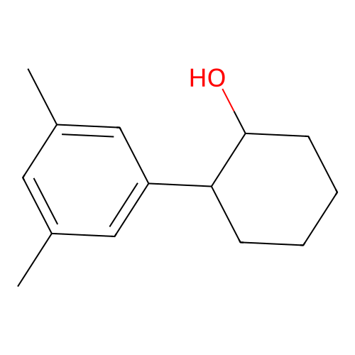 trans-2-(3,5-Dimethylphenyl)cyclohexanol structure