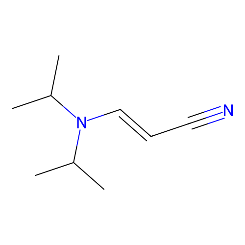 3-[二(丙-2-基)氨基]丙-2-烯腈 structure