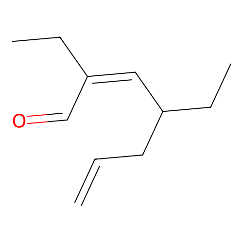 2,4-Diethyl-2,6-heptadienal structure