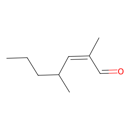 2,4-Dimethylhept-2-enal structure