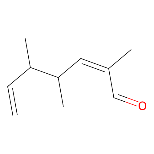 2,4,5-Trimethyl-2,6-heptadienal structure