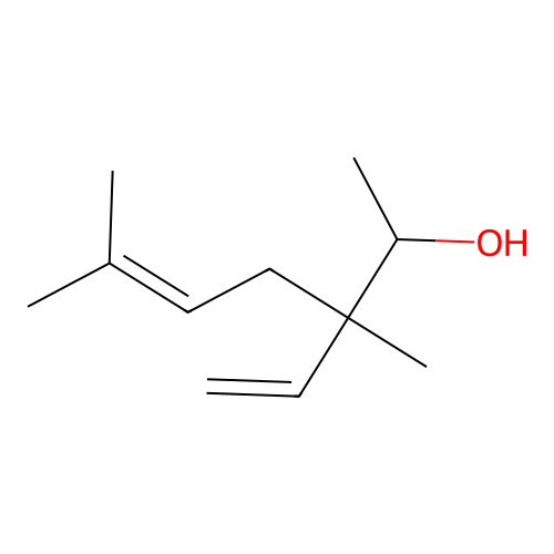 3,6-Dimethyl-3-vinylhept-5-en-2-ol structure