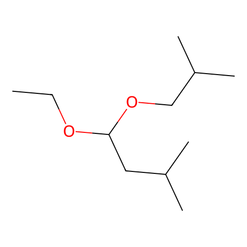 1-Isobutoxy-1-ethoxy-3-methylbutane structure
