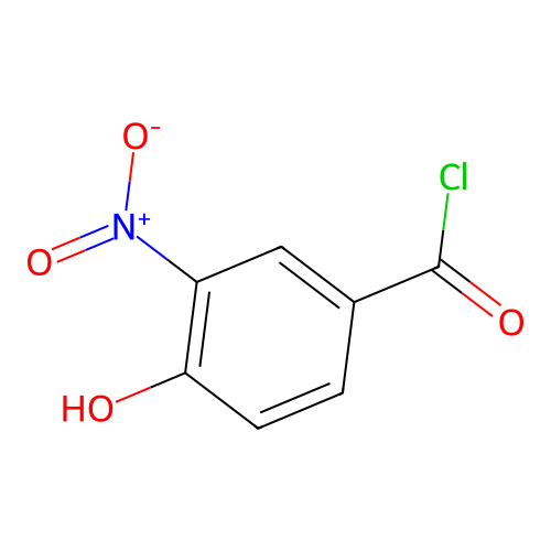4-Hydroxy-3-nitrobenzoyl chloride structure