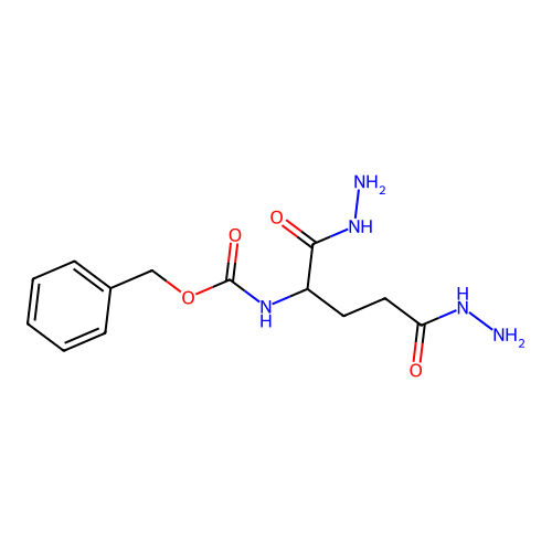 benzyl N-(1,5-dihydrazinyl-1,5-dioxopentan-2-yl)carbamate structure