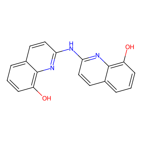 2-[(8-Hydroxyquinolin-2-yl)amino]quinolin-8-ol structure