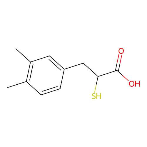 3-(3,4-Dimethylphenyl)-2-mercaptopropanoic acid structure