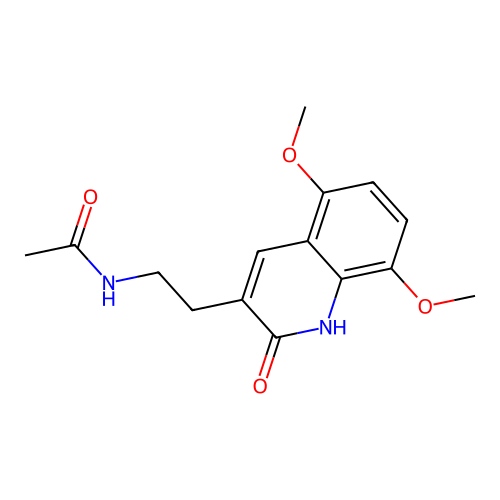 N-(2-(5,8-dimethoxy-2-oxo-1,2-dihydroquinolin-3-yl)ethyl)acetamide structure