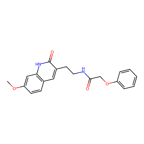 N-(2-(7-methoxy-2-oxo-1,2-dihydroquinolin-3-yl)ethyl)-2-phenoxyacetamide structure
