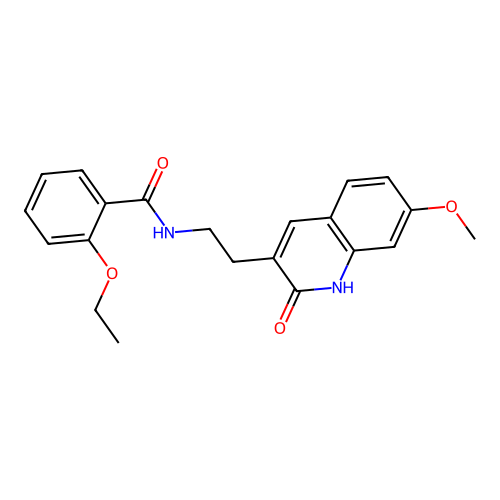 2-ethoxy-N-[2-(7-methoxy-2-oxo-1H-quinolin-3-yl)ethyl]benzamide structure