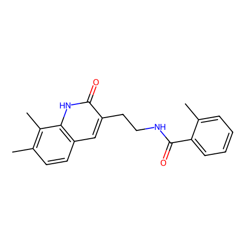 N-(2-(7,8-dimethyl-2-oxo-1,2-dihydroquinolin-3-yl)ethyl)-2-methylbenzamide structure