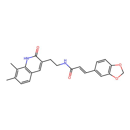 CAS 851407-60-8 - C23H22N2O4 structure