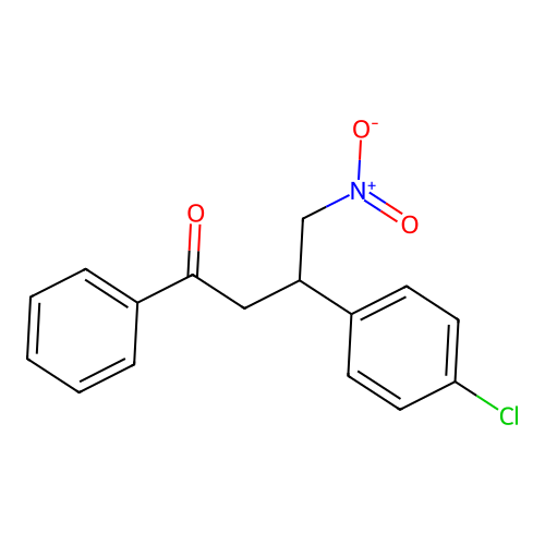 3-(4-Chlorophenyl)-4-nitro-1-phenylbutan-1-one structure