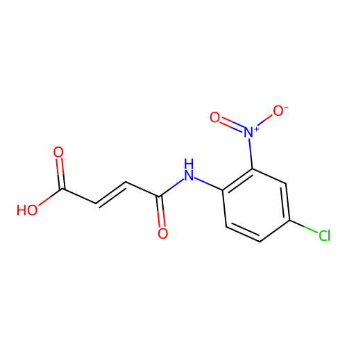 3-(4-Chloro-2-nitrophenylcarbamoyl)acrylic acid structure